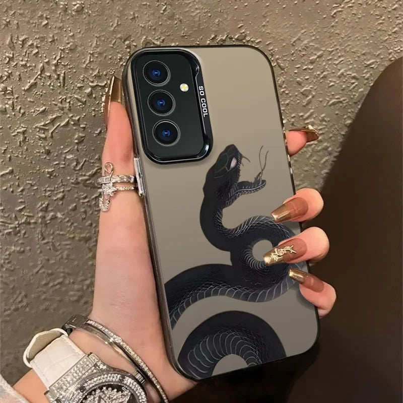 Fashion Leopard Pattern Hard Phone Case For Samsung Galaxy S25 Ultra Case Samsung S24 Ultra S26 S23 FE S22 S 25 Back Cover Funda