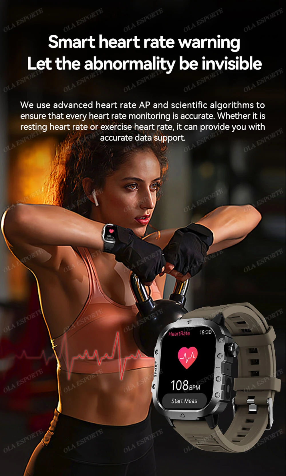 2026 New Rugged Military GPS Smart Watch Men Bluetooth Call Health Monitoring Sports 5ATM Waterproof Smartwatches Man Pk HT30