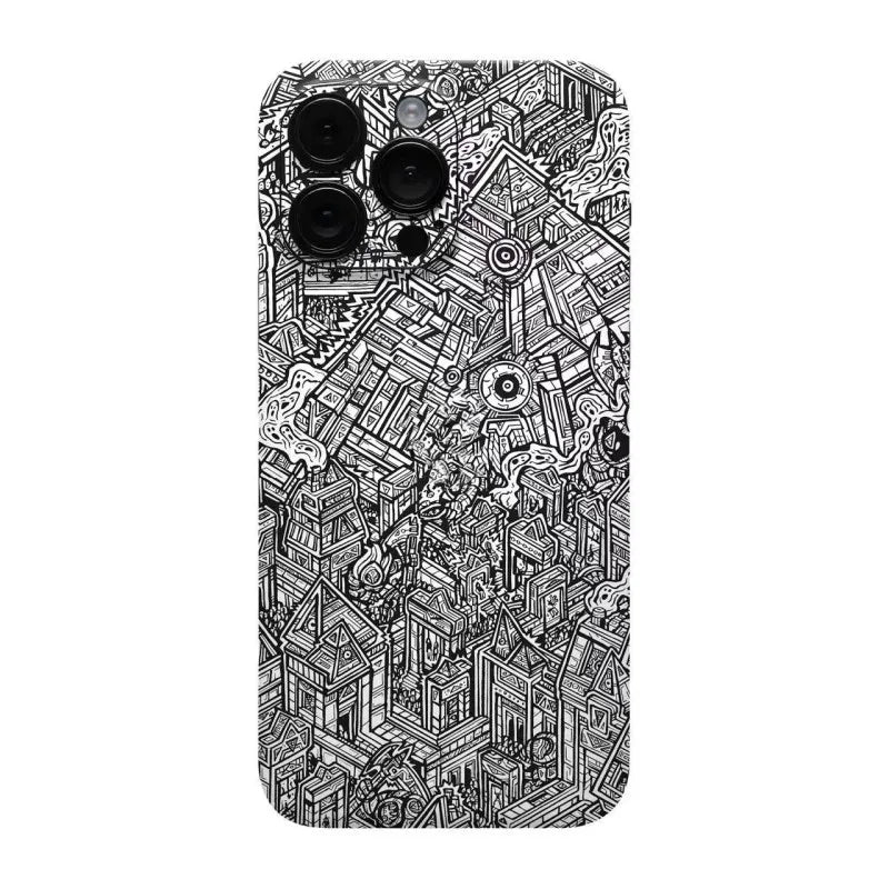 Oscar Colorful Decal Skin for iPhone 17 16 15 14 13 12 Pro Max Protector Film Wrap Case Full Cover Personal Sticker