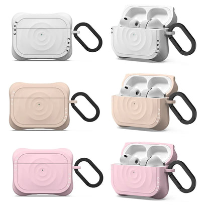 Niche Boyang Wave Design Shockproof Earphone Shell Compatible With AirPods Pro Wireless Headphones