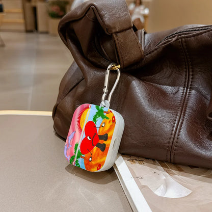 Singer B-Bad B-Bunny Translucent Silicone Case for Airpods 4 3 Pro 2 1 Wireless earphone Headphone Pro2 Protective Covers