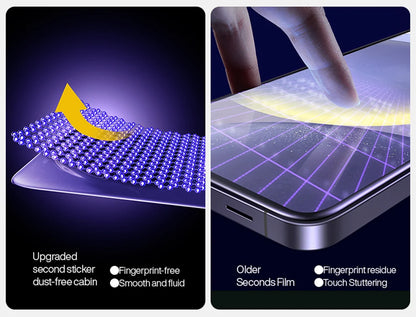 SmartDevil Dust-free Tempered Glass Film for Samsung S26 Ultra HD Clear Screen Protector for Samsung S25 S24 Anti-fingerprint