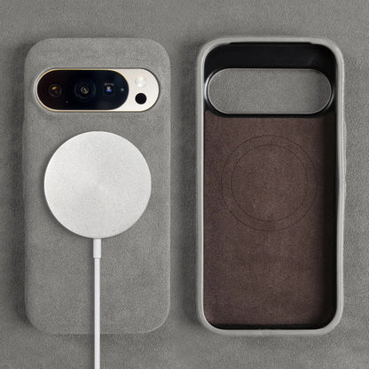 Luxury Magnetic For Google Pixel 10 Pro 9pro 8pro 7pro For ALCANTARA Back Case Artificial Leather Supercar Suede Phone Cover