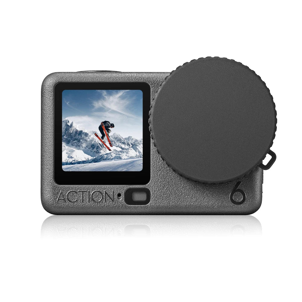 Screen Protector for DJI Osmo Action 6 Tempered Glass Film Lens Cap Cover Carry Bag Protective Case for DJI Action 6 Accessories