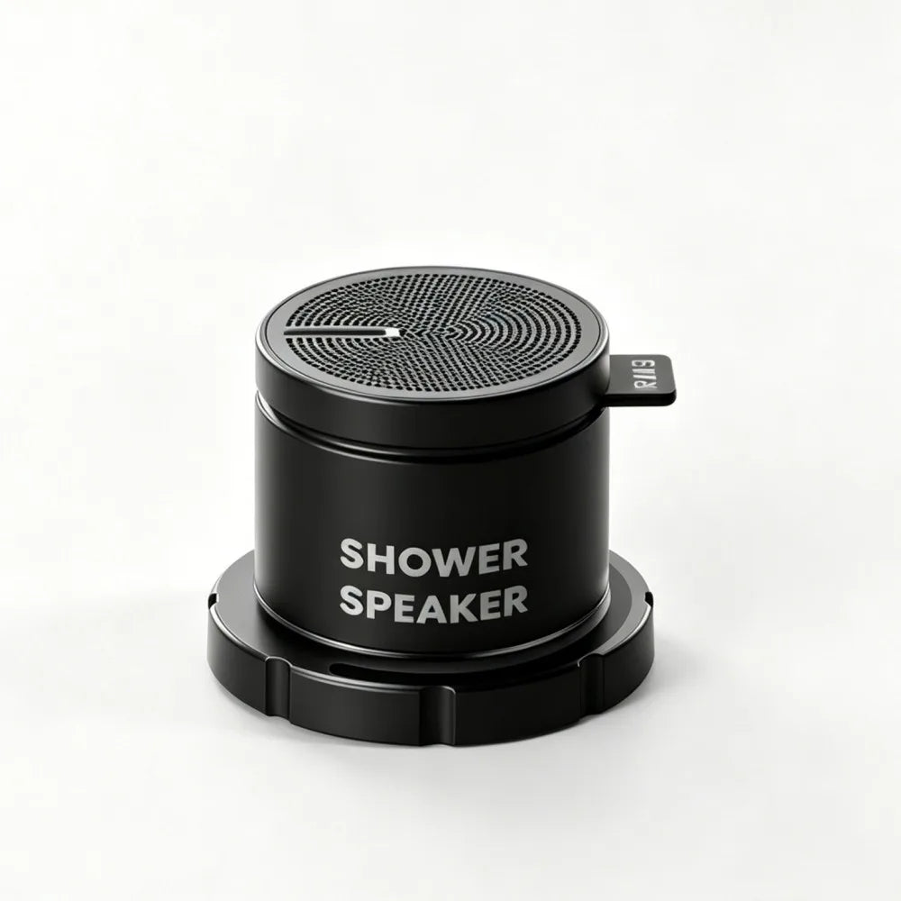 Magnetic Bluetooth Speaker IPX5Waterproof Mini Wireless 3W Stereo Bass Stainless Steel Portable Loudspeaker For Bathroom Outdoor
