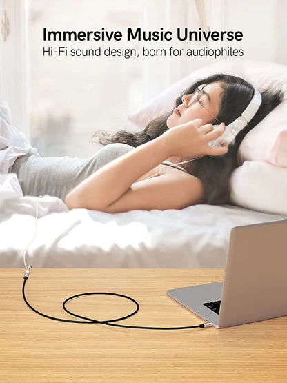 3.5mm AUX Stereo Audio Cable Male To Female Headphone Extension Cables for Earphone IPad Smartphone Tablet Media Player Etc