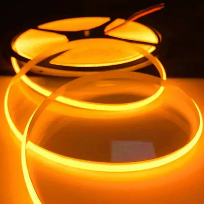 220V COB LED Strip 0.5M-10M Flexible Tape Light Smart IC No Need Driver High Bright 240 LEDs Linear Lighting RA95 Warm Ice Blue