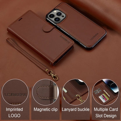 2 in 1 Removable Flip Leather Case For iPhone 18 17 16 Pro Max Air 15 14 13 12 11 Pro X Max XR 7 8 Plus SE Magnetic Wallet Cover
