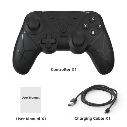 DATA FROG Lightweight Gaming Gamepad NFC Turbo Burst Function Dual Motor Vibration Controller For Switch OLED Lite