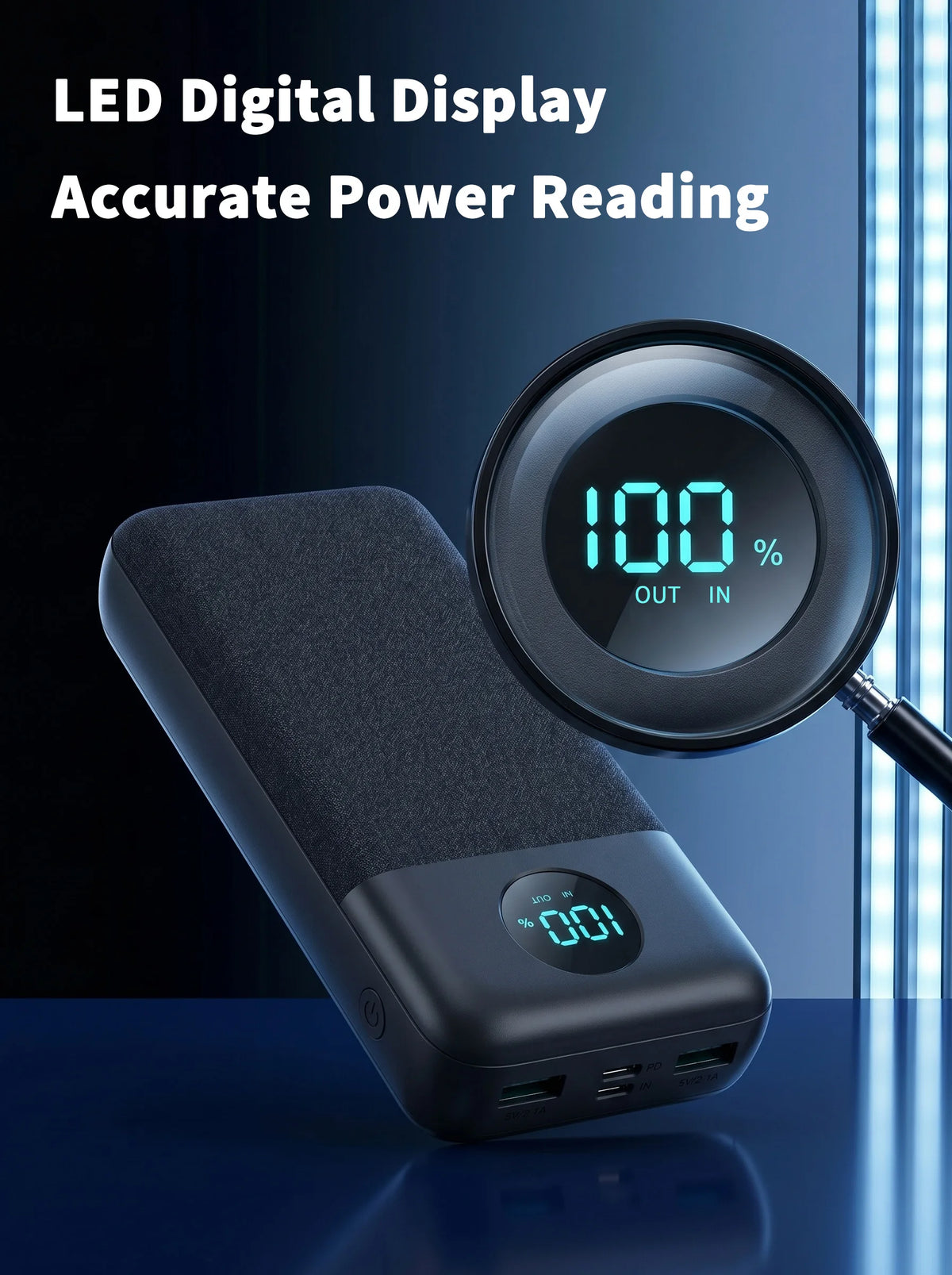PD Charging 20000mAh Power Bank Portable Charger 3 Ports USB C External Battery Pack High Capacity Travel Backup Power For iPhone 16 15 14 13 Pro Max Plus iPad Mac Samsung Galaxy S25 S24 Ultra Pixel