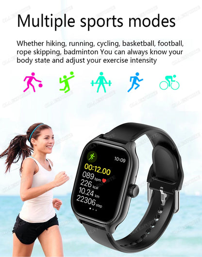 Smart Watch For Android IOS Watches 2.01inch HD Display Bluetooth Call Message Alert Music Sports Smartwatch Men Women Gift Ht30