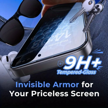 Easy Installation Privacy Screen Protector For iPhone 18 17 Pro Max 16 16e 15 14 13 12 11 XR XS 16e Air Oleophobic Coating Glass