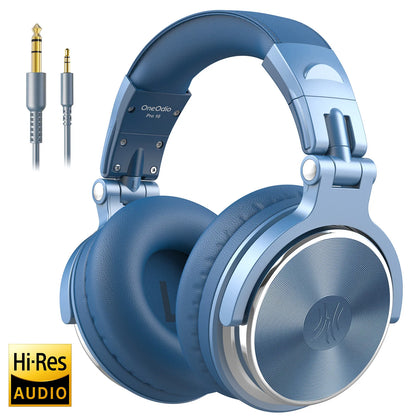 Oneodio Wired HiFi Headphones Professional Studio DJ Headphones With Mic Over Ear Hi-Res Headset Monitoring For AMP Guitar Phone