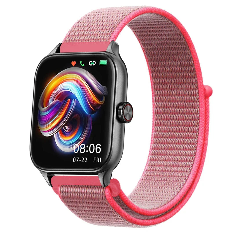 Nylon Loop Band For Amazfit GTS 4/3/2e Mini/GTR 4/3/2e/Balance/Stratos 20/22mm Watch Bracelet for Correa Amazfit Bip 5-6 Straps