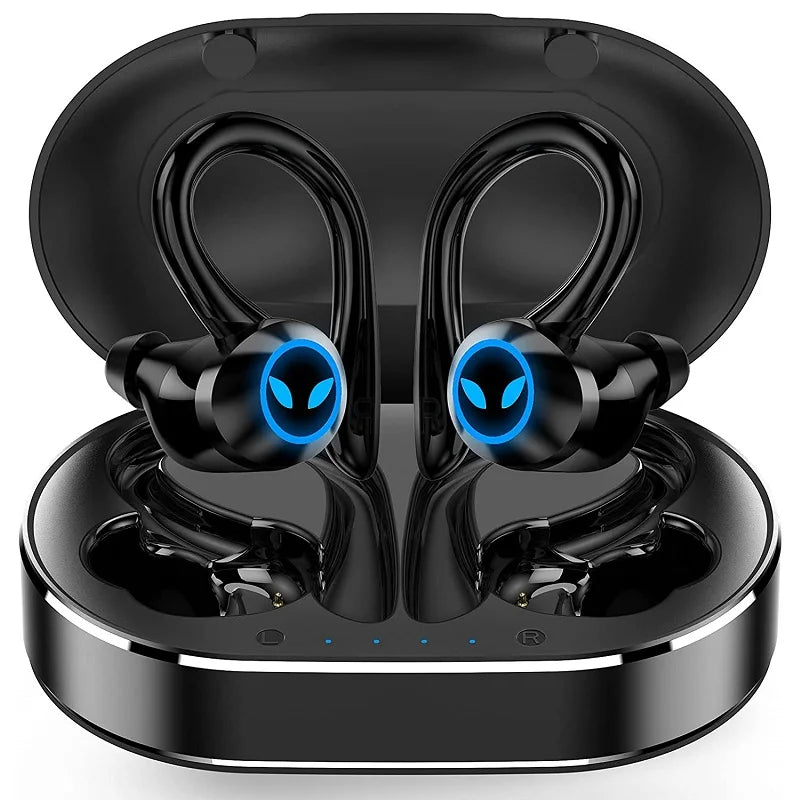 TWS Bluetooth Earphone,Stereo Wireless Headphone,USB-C Charging Case HiFi Earbud, HandsFree Headset With Mic For iPhone Android