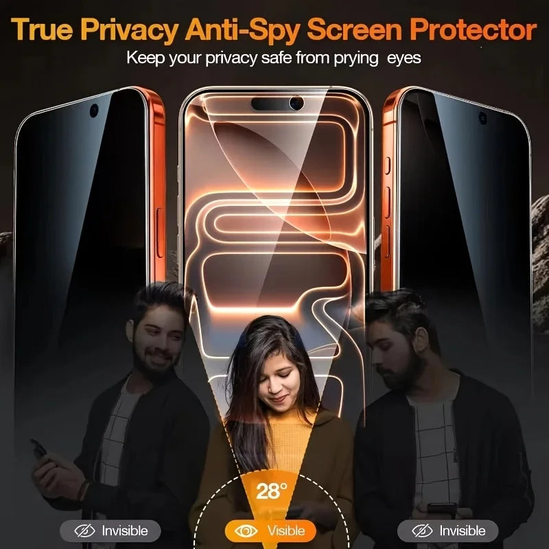 4-1Pcs Oleophobic Coating Privacy Screen Protector For Samsung A57 A56 5G A55 A36 A35 A37 S26 A26 A17 A16 A15 A07 Tempered Glass