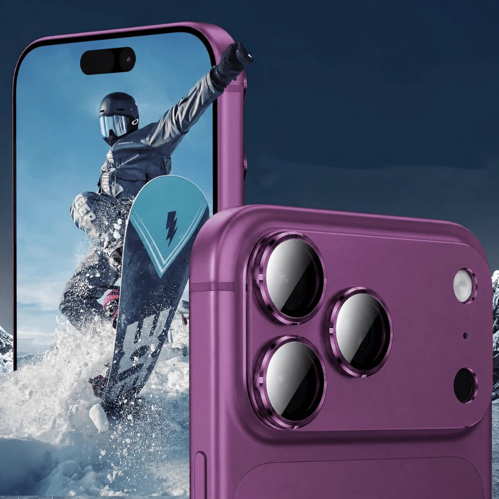 NNBILI 2pcs Camera Lens Protector for iPhone 18 Pro Max 17 Pro Max 18,Durable Metal Camera Cover,Full Coverage Lens Protection