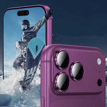 NNBILI 2pcs Camera Lens Protector for iPhone 18 Pro Max 17 Pro Max 18,Durable Metal Camera Cover,Full Coverage Lens Protection