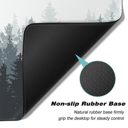 New Fashion Classic Orange Mouse Pad Desk Mat Large Non-slip Anti-fray Keyboard Ergonomic Office Rubber PC Home Custom