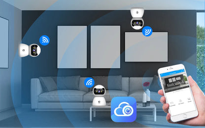 JOOAN 5MP 3MP Smart Home 5G WiFi Security Camera Indoor Wireless IP Surveillance Camera AI Tracking Night Vision Baby Monitor