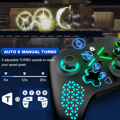 Gamepad For Xbox One Console Xbox Seris S/X Wireless Dual Vibra Six Axis Gyroscope Game Xbox Controller Win 7 8 10