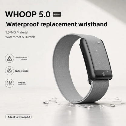 Whoop 5.0 MG Band Waterproof Nylon Woven Sport Strap PEAK LIFE Style Replacement Wristband Fitness Tracker Workout Accessories