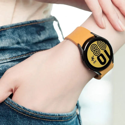 Silicone Strap For Samsung Galaxy Watch 4/5/6/7 40mm/44mm Pro 45mm Band No Gap Bracelet Belt Watch 4 6 Classic 47mm/46mm Correa