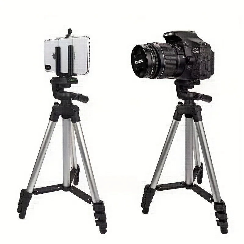 Travel Self Tripod with Bluetooth Remote Phone Clip for Canon Nikon DSLR SLR Digital Camera Universal Stand