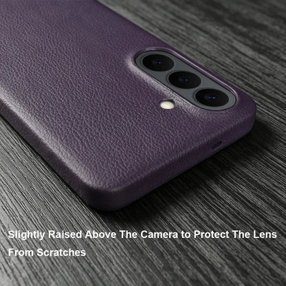 For Magsafe Case For Samsung Galaxy S26 Ultra S24 Plus S25 Edge S23 S21 S20 FE Note 20 S22 Ultra Phone Case Leather Back Cover