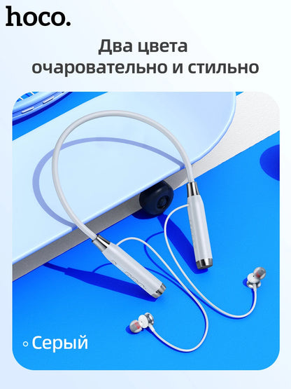 HOCO ES62 Neckband Earphones Bluetooth 5.3 Sport Headsets Support TF Card Playback 120 Hours Long Battery Life For Mobile Phone