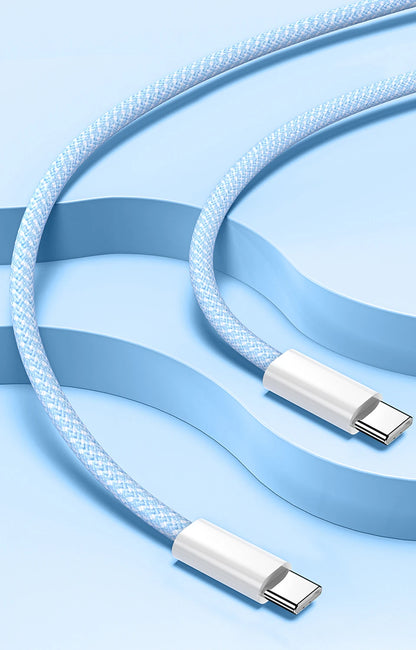 1-50Pcs Original PD 60W Fast Charging Type C Cable For Apple iPhone 13 14 12 11 17 Air 15 16 Pro Max Plus Weaving Charging Cable