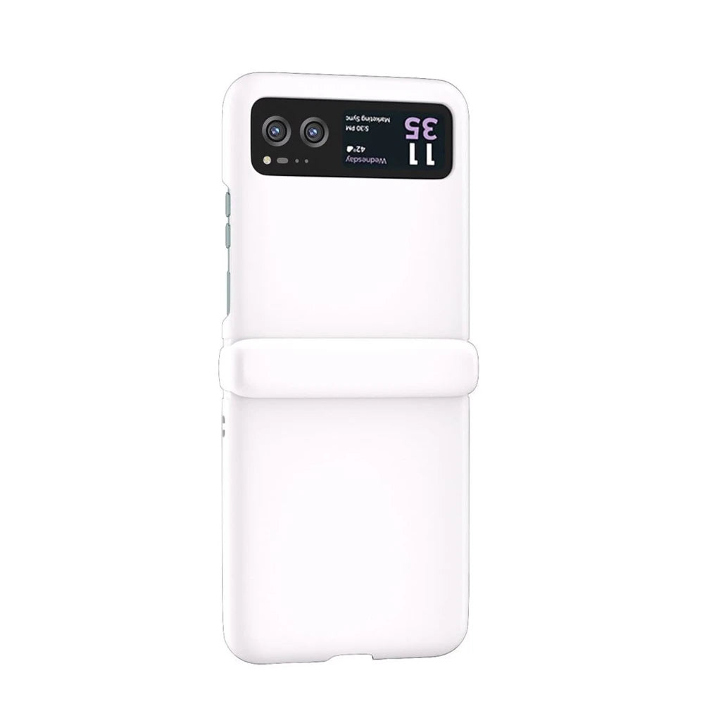 Candy Color Hinge Protective Phone Case For Motorola Razr 70 60 50 40 Ultra Skin Feel Shockproof Cover PC Bumper Shell Funda