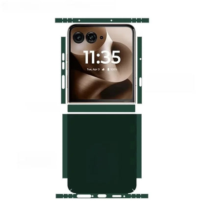 Colorful Anti-Scratch Phone Skin For Motorola Razr 40 50 Ultra Back + Hinge Decal Matte Film For Moto Razr 40 50 Decal Sticker