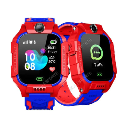 2026 New 2G Kids Smart Watch Sim Card Call HD Camera GPS Location SOS IP68 Waterproof LED Flashlight Smart Watch Boys Girls Ht23