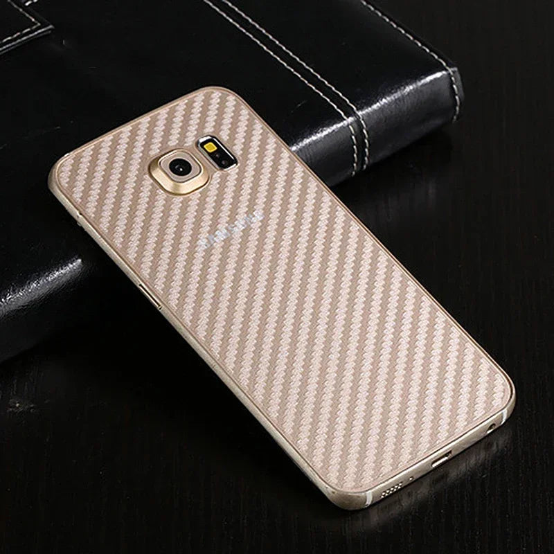 10PCS Back Carbon Fiber Film For Samsung Galaxy S22 S21 S23 S24 S25 S26 Protective Back Cover For Samsung A14 A34 A54