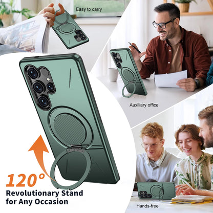 360° Magnetic Bracket Case For Samsung Galaxy S26 S25 S24 S23 S22 Ultra S25 FE S24FE S25Edge For Magsafe Shockproo Cover Fundar