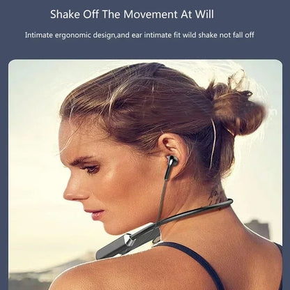 TWS Magnetic Wireless Headphones Neckband Bluetooth 5.2 Earphone Headset Sports Running Waterproof Earbud Wireless with Mic
