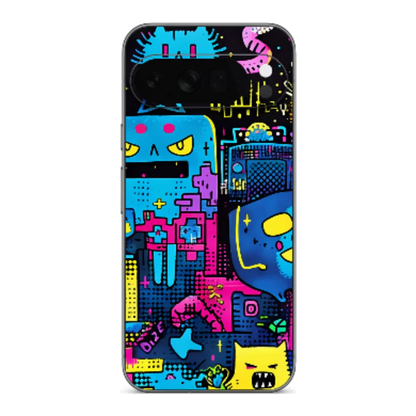 OSCARSKIN Z Decal Skin Wrap for Google Pixel 10 9 8 7 Pro 6 6A Back Screen Protector Film Cover Case Macaroon Wrap Sticker