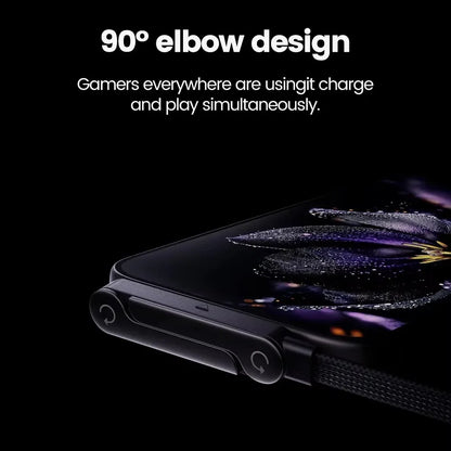 240W PD Fast Charging Type C to Type C Cable USB-C To Type-C Cable With Foldable Stand Phone Holder For HUAWEI iPhone 15 Xiaomi