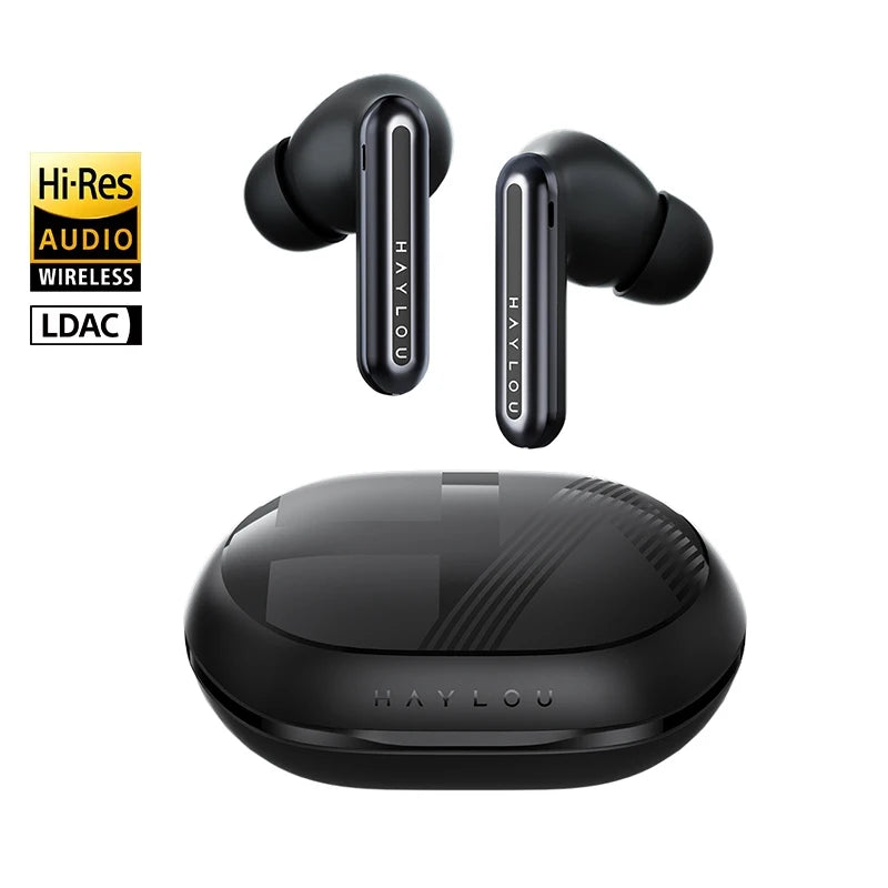 HAYLOU Mori Pro Bluetooth 5.4 Earphones Wireless  43dB Adaptive Hybrid ANC Hi-Res LDAC Earbuds 6 Mic Headphones 28H Battery Life