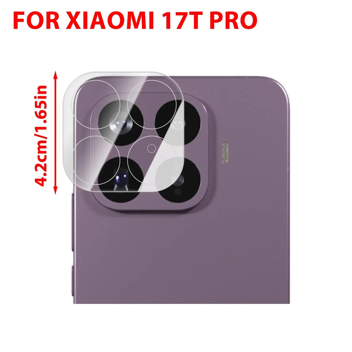 Camera Lens Protector for Xiaomi 17T / 17T Pro Back Camera Tempered Glass Anti-Scratch Protection for Xiaomi 17 T Accessories