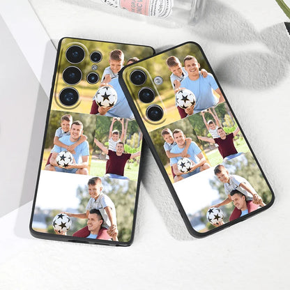 Customized Multiple Photo Soft TPU Protective Case For Samsung Galaxy S9 S10 S20 S21 S22 S23 S24 S25 FE Plus Ultra Phone Cover