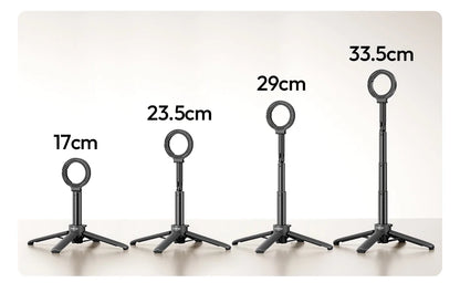 Ulanzi MT71 Magnetic Mini Selfie Stick Telescoping Pole Phone Handle Desktop Tripod for iPhone 17 16 15 14 Android for Travel