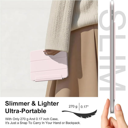 ZOYU for iPad A16 10/11th Ultra-Slim & Light, Strong Magnetic Attachment Case, iPad Pro 11 12.9 Air 4/5th 11/13 Mini 6/7th Cover