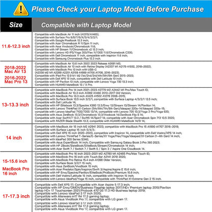 Laptop Sleeve Bag for MacBook Air Pro 11 12 13 14 15 16 inch M1 M2 M3 M4 HP Dell Asus Notebook Tablet Briefcase PC Case Cover