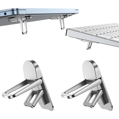 Adjustable Folding Laptop Stand Mini Legs Ultra-thin Portable Support Cooling Holder Invisible Bracket For Macbook Lenovo Laptop