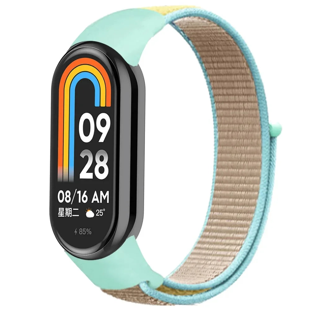 Nylon Loop Strap for Xiaomi Mi Band 11 10 9 8 7 6 5 4 Breathable wristband Smartwatch Bracelet sport pulsera watchband Miband 11