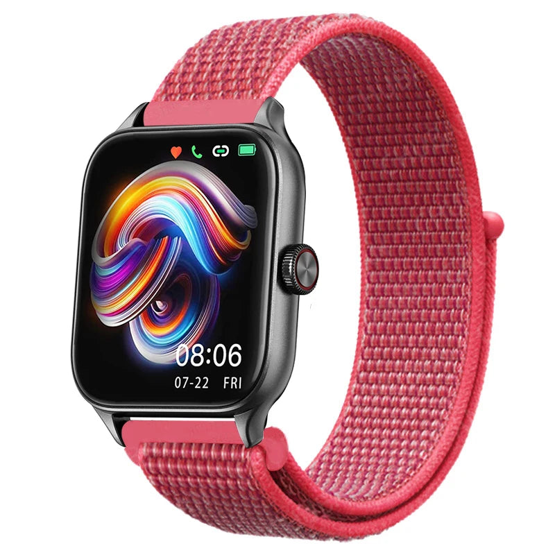 Nylon Loop Band For Amazfit GTS 4/3/2e Mini/GTR 4/3/2e/Balance/Stratos 20/22mm Watch Bracelet for Correa Amazfit Bip 5-6 Straps