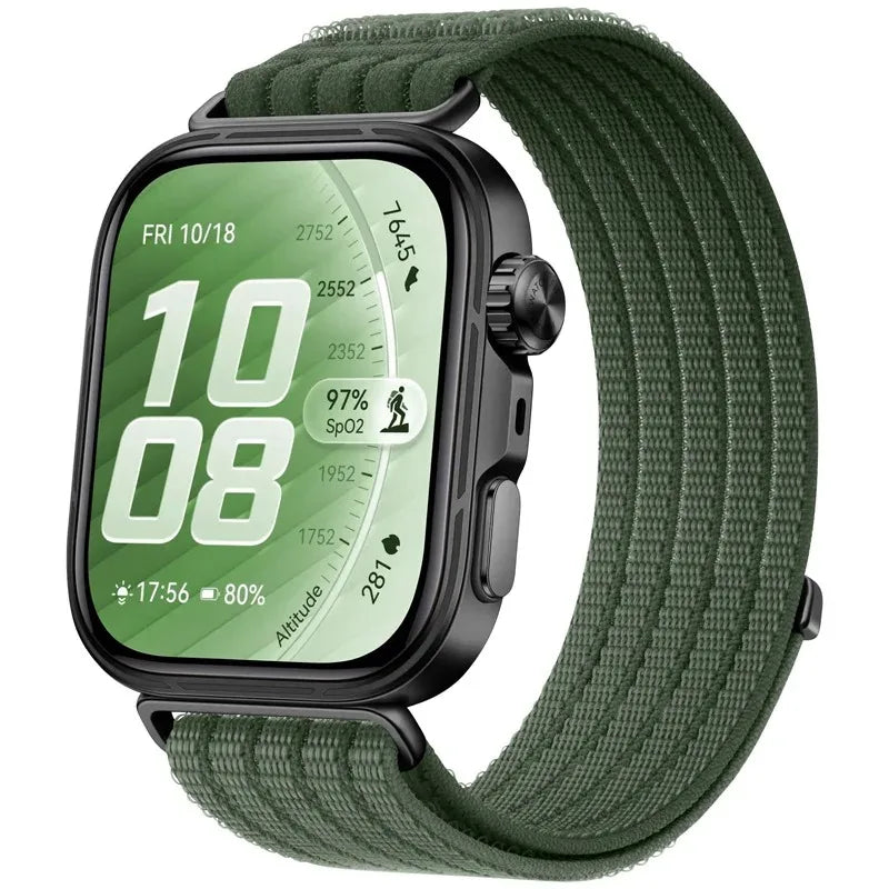 Official Nylon Braided Strap for Huawei Watch Fit 5/5 Pro Breathable Bracelet Watchband Huawei Watch Fit 4 Pro/4/3 Accessories