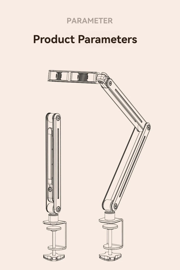 Phone Stand Long Arm Rotatable Tablet Holder For 5 to 13 inch Tablet Smartphone Bed Desktop Lazy Holder Bracket For iPad Support